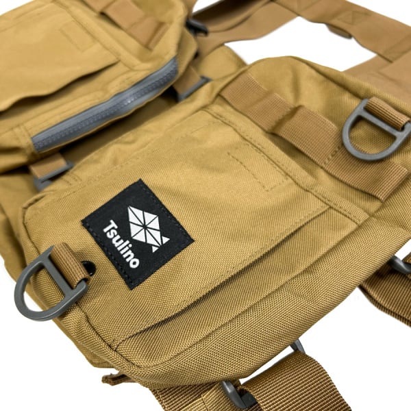 TMストリームベスト タン【ストラップベスト/渓流ベスト/本流ベスト/マウンテンストリームベスト】